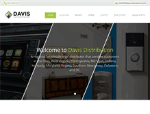 Tablet Screenshot of davisdistribution.com